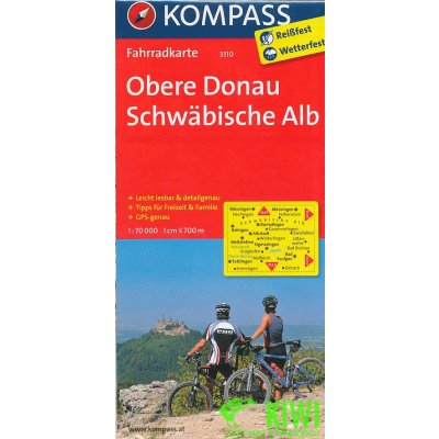 Obere donau Swäbische Alb 3110 1:70T NKOM