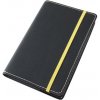 Kožený obal na diár Moleskine S 14 x 9 cm čierny hladký