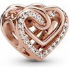 PANDORA Moments People 789270C01 Trblietavé prepletené srdcia
