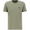 Alpha Industries Basic T Small logo Light Olive tričko pánske Veľkosť: L, Farba: zelená