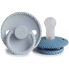 FRIGG Rope silikónové cumlíky Ocean View / Powder Blue, +6m, dvojbalenie