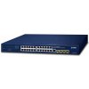 PLANET Technology Planet GS-4210-24T4S L2 switch, 24x1Gb, 4x1Gb SFP, QoS, fanless GS-4210-24T4S