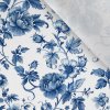 Bavlna premium NELA blue flowers-NT-3390
