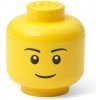 LEGO® úložná hlava mini chlapec s vekom 10,2 x 10,2 x 12 cm