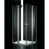 AQUATEK GLASS A4 90cm sprchový kút štvorcový, profil chróm - sklo frost (63)