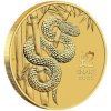 The Perth Mint zlatá minca minca Lunar Series III Year of Snake 2025 1 Oz