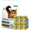 Perfect Fit™ - suché kompletné krmivo pre dospelé mačky po kastrácii, bohaté na kuracie mäso 7kg + WILD FARM Premium Grain Free Lamb and Tuna 6x400g