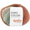 KIREI COLOR Katia Farby KIREI COLOR: 351 hrdzavá-camel-zelená 100% merino vlna