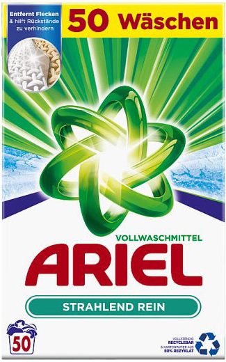 Ariel Universal+ prášok 3,25 kg 50 PD