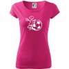 Veľký futbalista - Dámske tričko Pure - XL ( Purpurová )