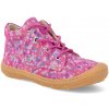 Barefoot členková obuv Ricosta - Pepino Dots Pop M ružová