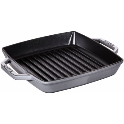 Staub grill pan induction squared Graphite Grey 33 cm