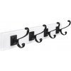Walteco 8606 biely MDF/matny čierny