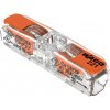 Univerzálna rýchlospojka LINE/DRUT 2x 0,2-4 mm2 WAGO 221-2411 (balenie 60 ks)