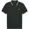 Fred Perry Polokošele s krátkym rukávom Fp Twin Tipped Fred Perry Shirt Zelená