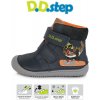 D.D.Step Zimné topánky 063 barefoot dino - royal blue Veľkosť-obuvi: 36