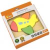Viga drevené mini puzzle lietadlo