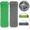NAFUKOVACIA TURISTICKÁ PODLOŽKA S VANKÚŠOM 190 X 56 X 5,5 CM 470 G ŠEDÁ / ZELENÁ *8946 zelená