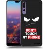 Picasee silikónový čierny obal pre Huawei P20 Pro - Angry Eyes - Transparent