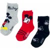 EPLUSM Chlapčenské vysoké ponožky Smile Mickey Mouse 3 ks