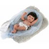Llorens 73803 NEW BORN CHLAPČEK - realistická bábika bábätko s celovinylovým telom - 40 cm