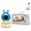 EVOLVEO Baby Monitor N5 - Súprava video monitora s 360° monitorovaním, obojsmernou komunikáciou a uspávankami, modrá