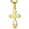 CITY STORM Retiazka s príveskom kríž v zlatej farbe z ocele Faith II. + pri tomto produkte si môžete zvoliť dĺžku retiazky