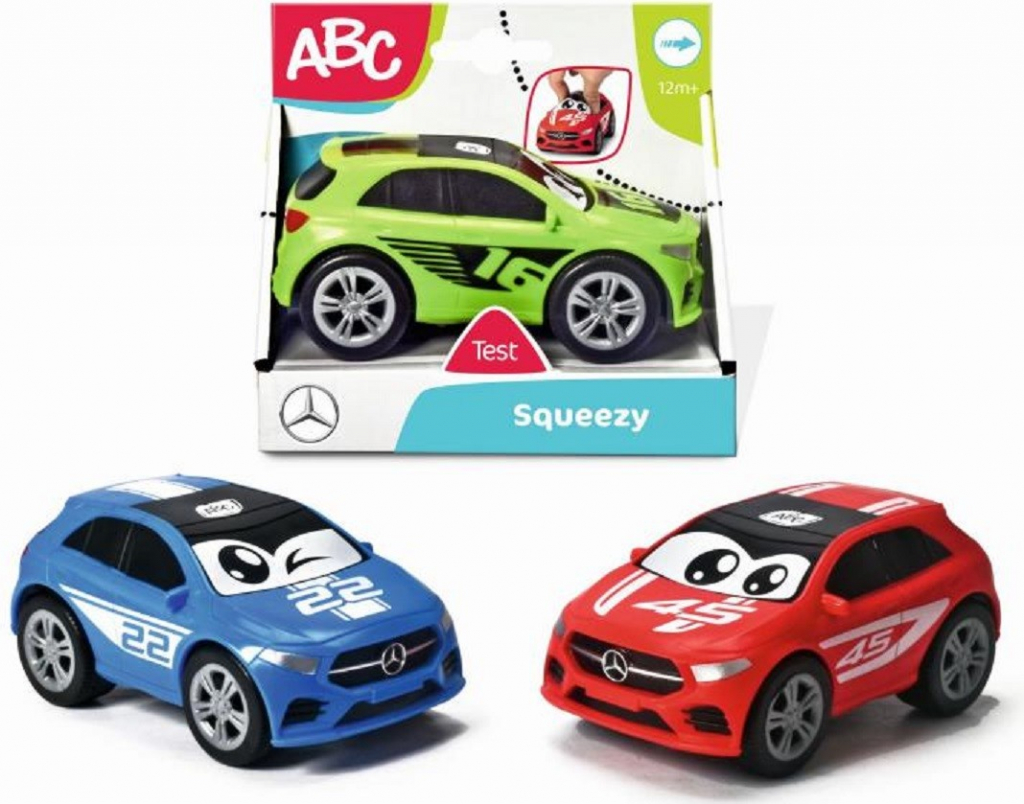 Dickie Auto Happy Mercedes A-Class Squeezy 11 cm Zelené