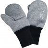 Esito Palcové rukavice softshell Šedý melír šedá