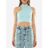 #VDR Celeste Blue Crop Top Veľkosť: S
