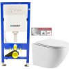 GEBERIT DuofixBasic bez tlačidla + WC INVENA LIMNOS WITH SOFT se sedlem RIMLESS 458.103.00.1 X LI1