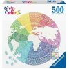 RAVENSBURGER Kulaté Kruh barev Mandala 500 dielov