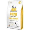 Granule pro psy Brit Care Mini Grain Free, Hair & Skin, 2 kg