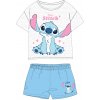 Lilo & Stitch - licence Dievčenské pyžamo - Lilo & Stitch 5204C385W, sivý melír / modrá Farba: Sivá, Veľkosť: 128