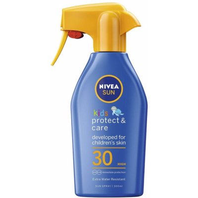 Nivea detský spray na opaľovanie SPF30 ( Protect & Care Sun Spray) 300 ml  od 11,6 € - Heureka.sk