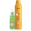 BABÉ SUN Opaľovací sprej SPF 50 + Aloe vera gé, 1x1 set