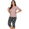 Dámske nadrozmerné pyžamo TARO Yelena 2696/2