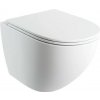 OMNIRES Ottawa Comfort - Závesné WC s doskou SoftClose, Rimless, matná biela OTTAWACSPMWBM