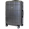 Extra odolný veľký cestovný kufor T-class® 2222 Waterproof XL, sivá, TSA zámek, 75 x 49 x 29cm