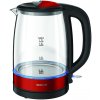 Rýchlovarná kanvica sklenená Sencor SWK 7401RD 2200W 1,7L borosilikátové (SWK 7401RD)