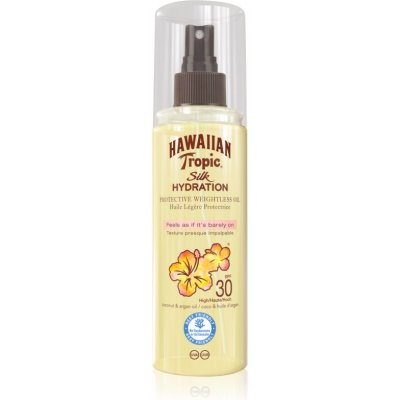 Hawaiian Tropic Silk Hydration SPF30 opaľovací olej na tvár a telo 150 ml