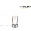 TRIO SELECT 517500106 BARRET dotyková stolná lampička V240mm 1xE14 chrómová, priehľadná ON/OFF