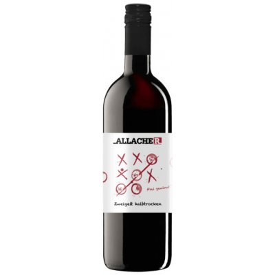 Winzerhof Allacher Zweigelt Halbtrocken, víno bez histamínu, 0.75l, červené, polosuche, 2021
