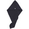 XPOSE® Rýchloschnúci turban na vlasy - čierny,