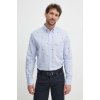 Tommy Hilfiger pánska bavlnená košeľa regular s golierom button-down MW0MW34608 modrá