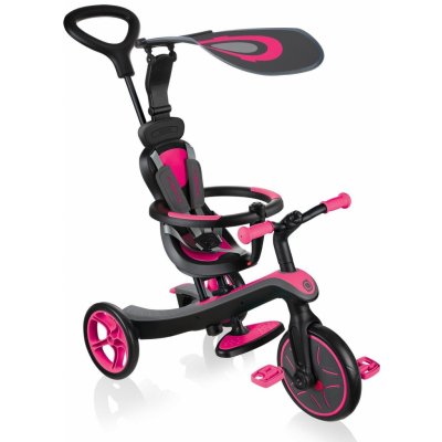 Globber Trojkolka EXPLORER TRIKE 4 IN 1 Fuchsia Pink 632-110-3