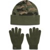 Detská čiapka Under Armour B BEANIE/GLOVE COMBO zelená 1386641-390