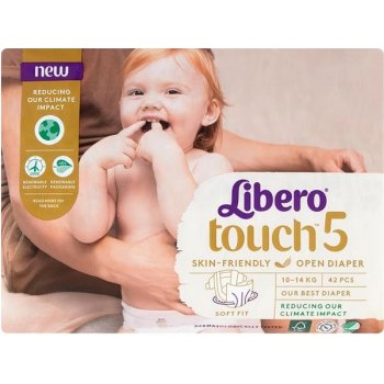 Libero Touch 5 plienky 10-14 kg 42 ks od 7,69 € - Heureka.sk