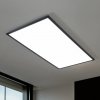 Lindby LED panel Nelios, 120 x 60 cm, CCT, čierny, kov - 9956146