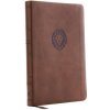 KJV, Thinline Bible Youth Edition, Leathersoft, Brown, Red Letter, Comfort Print